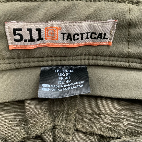 5.11 Beige Mens Rip Stop Tactical Cargo Work Pants. Size 38/34. - Picture 4 of 9